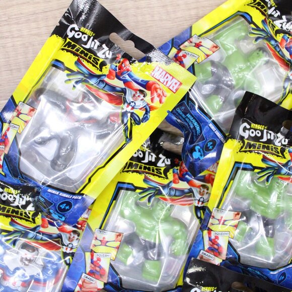 Heroes of Goo Jit Zu Minis - Bundle Of 12 Marvel Figure Super Hero Figures NEW - Picture 5 of 8